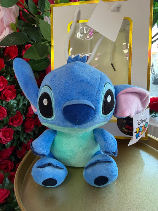 Peluche de stitch color azul de 25 centímetros