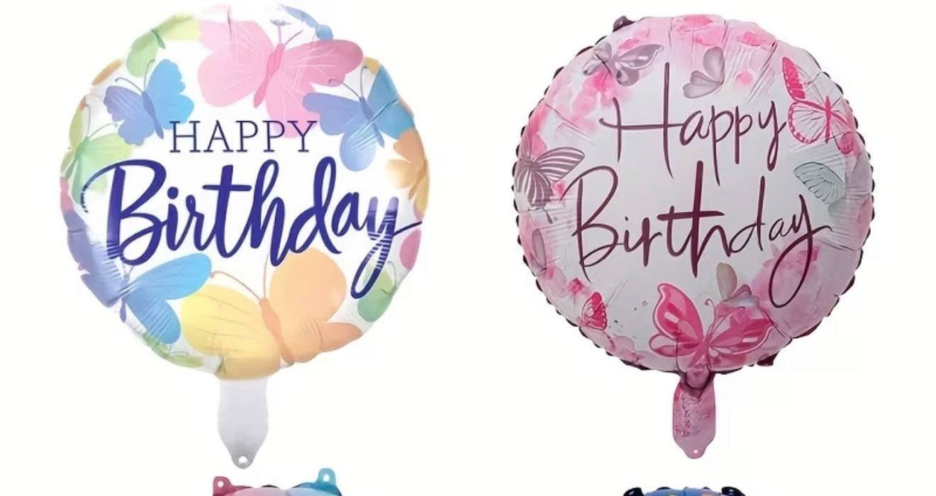 Globos de feliz cumpleaños para mujer