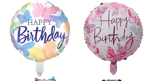Globos de feliz cumpleaños para mujer