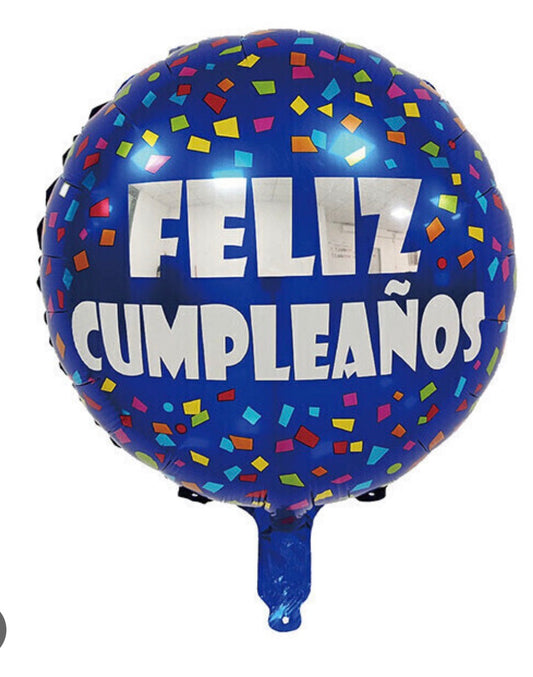 Globos con helio de feliz cumpleaños para hombres